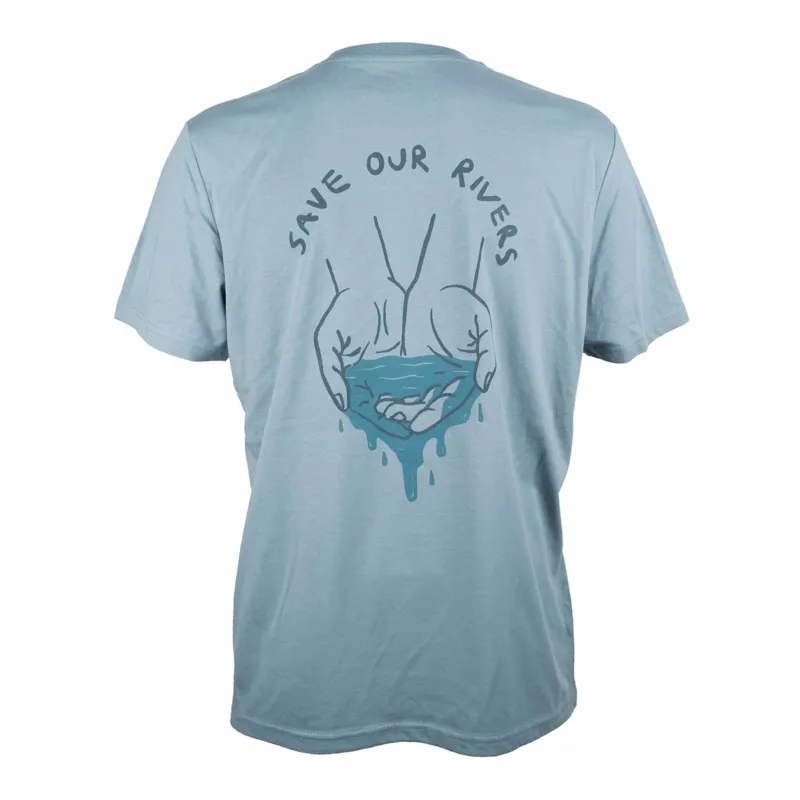 2022 dewerstone SAVE OUR RIVERS Organic Cotton Vegan T Shirt