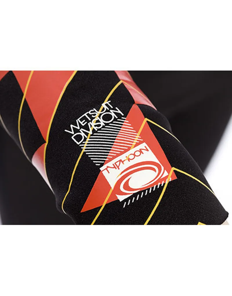 2018 Typhoon Storm 3mm Boys Full Wet Suit Orange-5