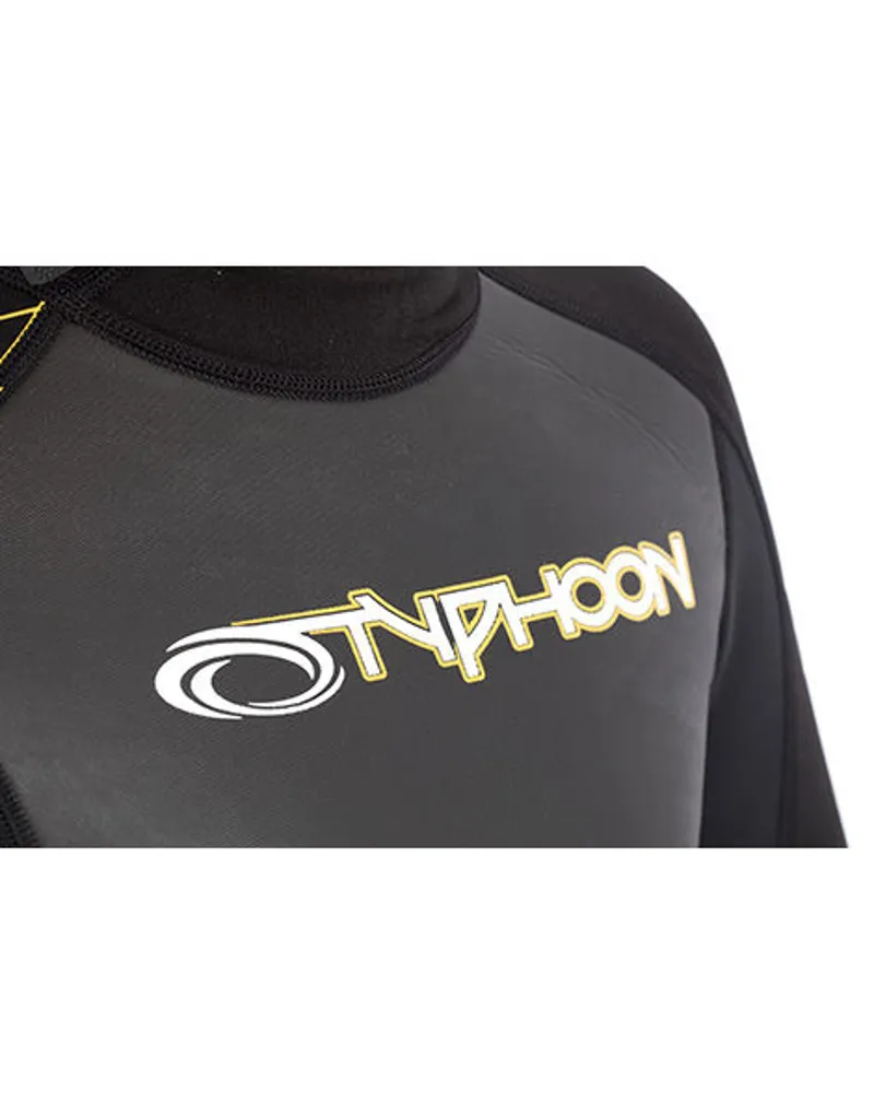 2018 Typhoon Storm 3mm Boys Full Wet Suit Orange-7