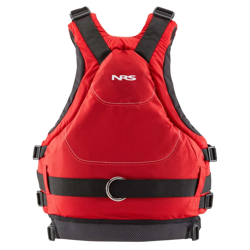2021 NRS Zen Rescue Whitewater PFD in Red or Black-3