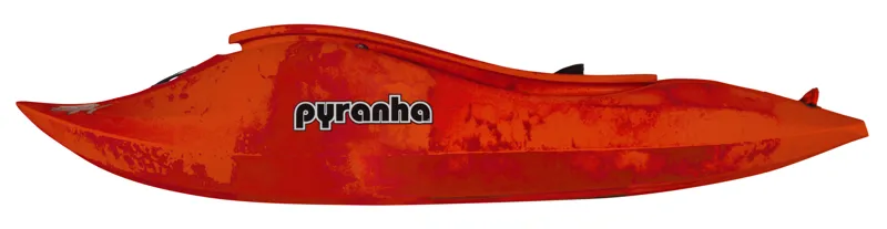 2021 Pyranha Kayaks Jed Freestyle White Water Kayak in Orange Soda-1