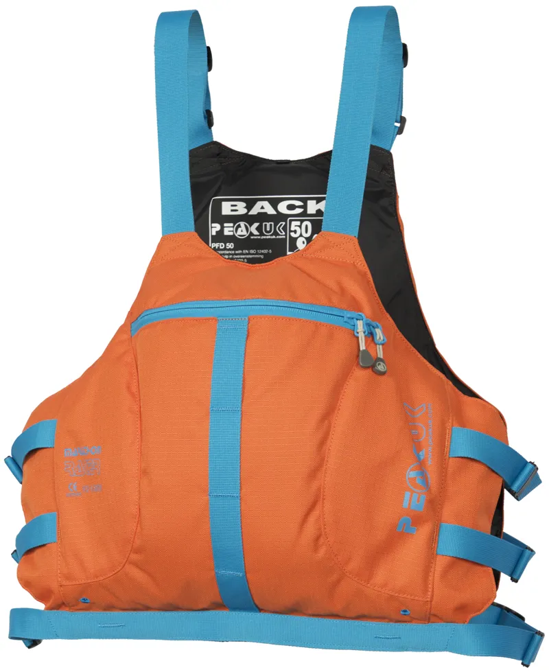 2021 Peak UK Marathon Racer Buoyancy Aid Lime Black or Orange-1