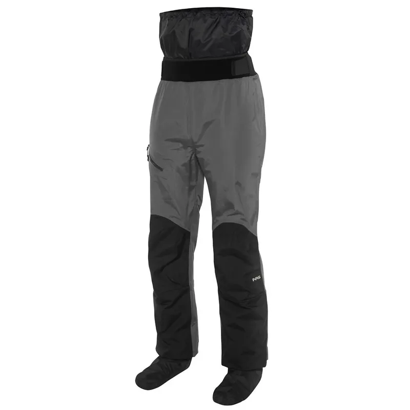 2020 NRS Freefall Unisex Dry Pants in Grey Black-1