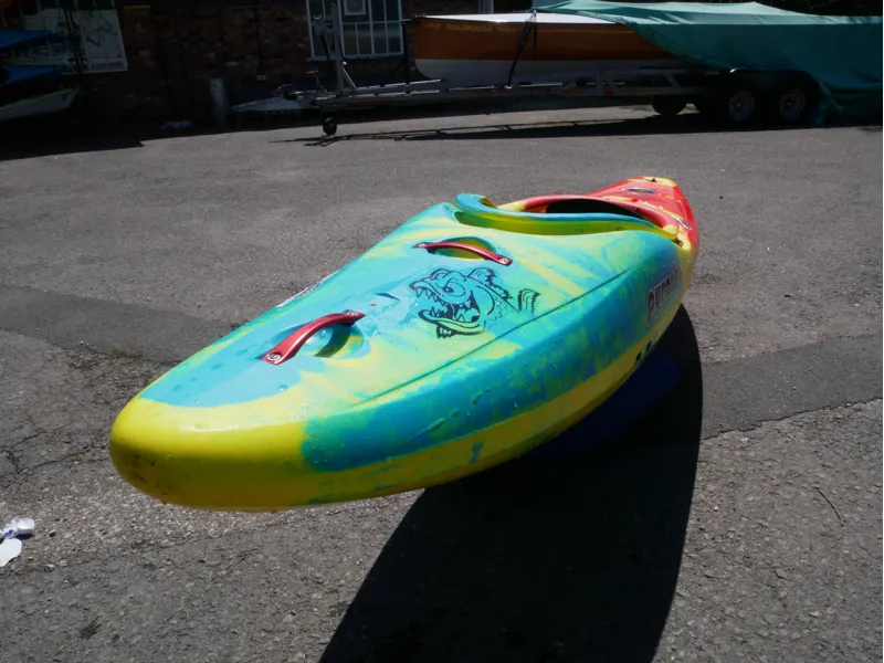 2019 Pyranha Ripper M Used Yellow/Red/Turq-1