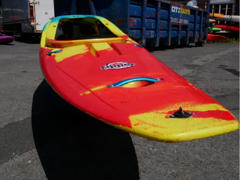 2019 Pyranha Ripper M Used Yellow/Red/Turq-3