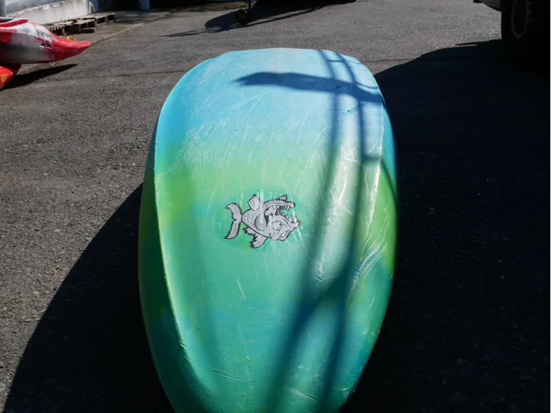 2018 Pyranha Z.One Connect Medium Turquiose Lime Fuschia Used-6