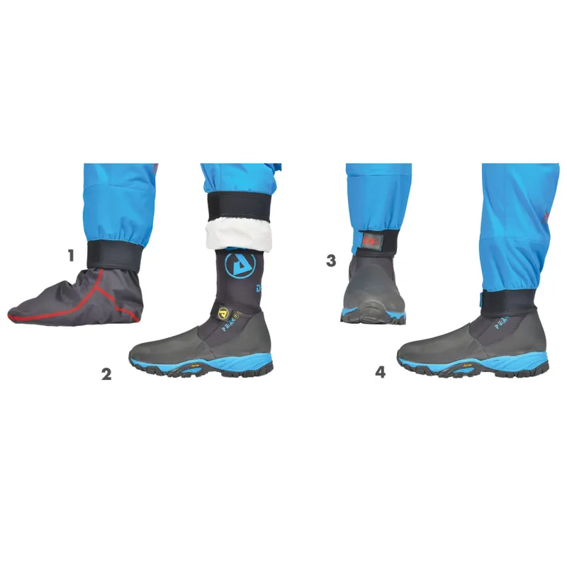 2021 Peak UK DBS 5mm Neoprene Boot With Vibram Sole-6