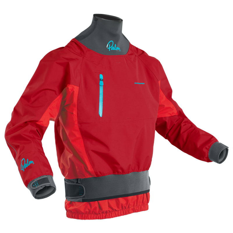 2021 Palm Equipment Atom Jacket Unisex Whitewater Dry Cag in Blue or Red-1