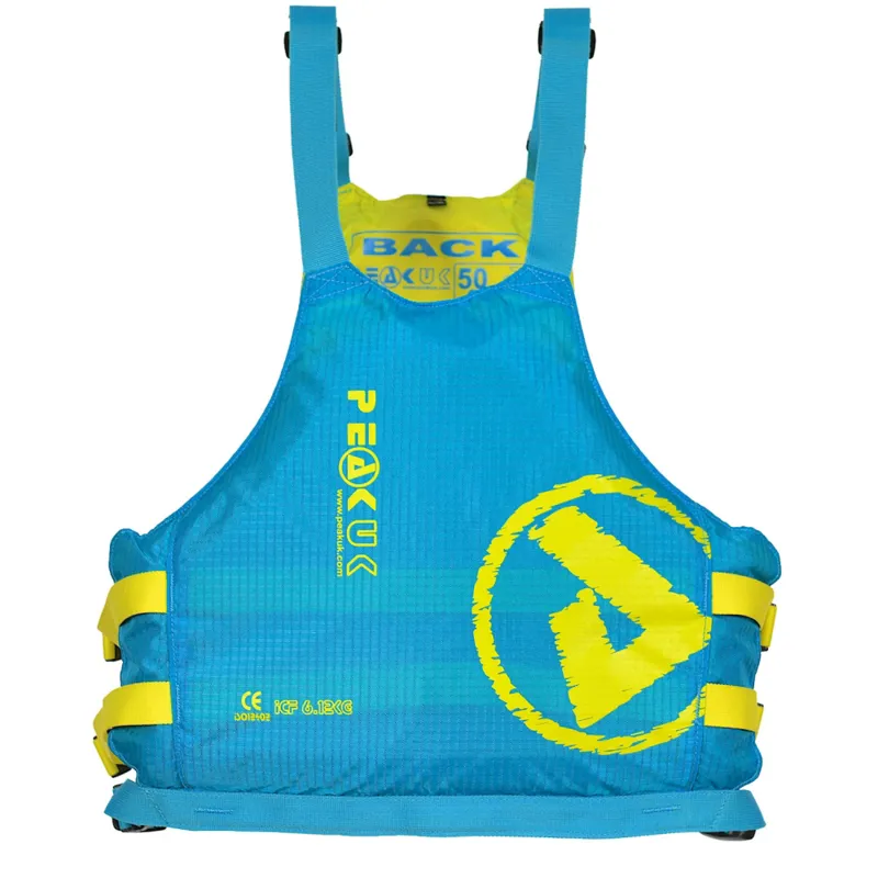 2019 Peak UK Racer Pro Low Profile Whitewater Buoyancy Aid in Black or Blue-1