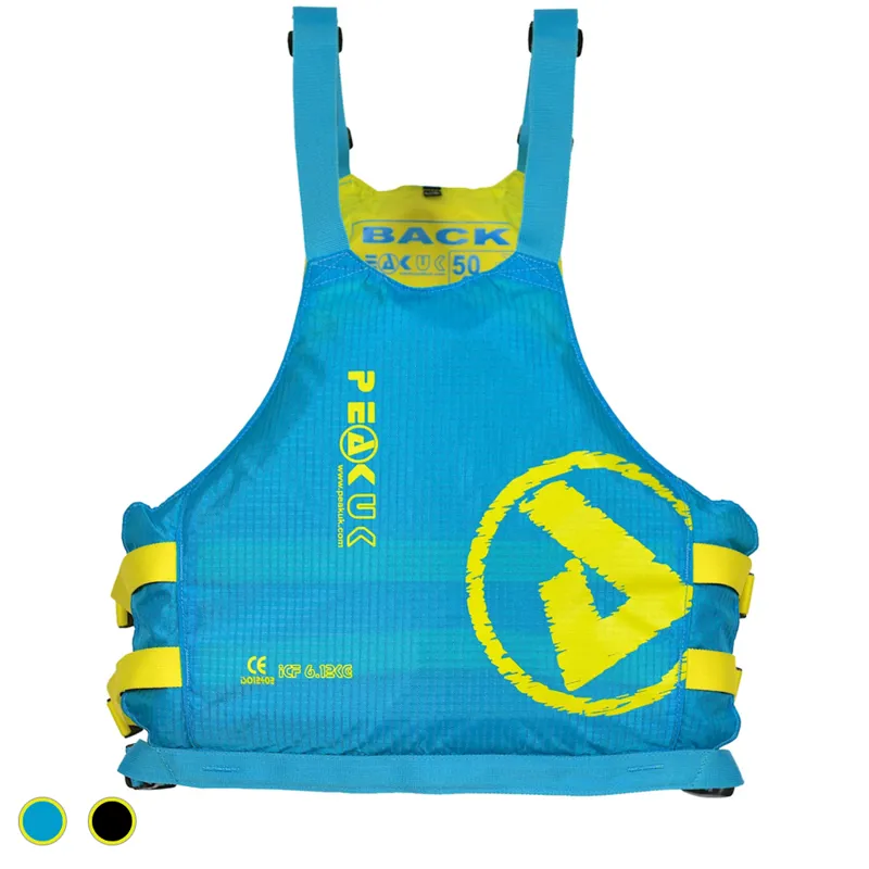 2021 Peak UK Racer Pro Low Profile Whitewater Buoyancy Aid Black or Blue