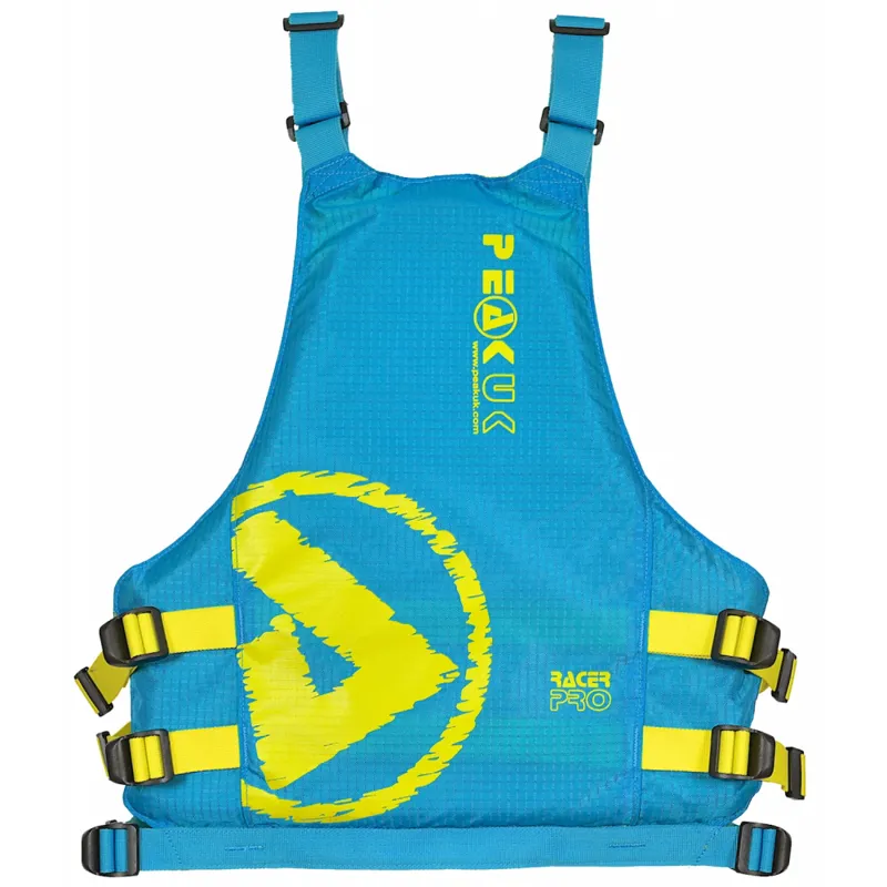 2021 Peak UK Racer Pro Low Profile Whitewater Buoyancy Aid Black or Blue-1