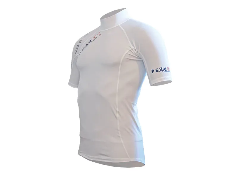 Peak UK Lycra Rashy SS White