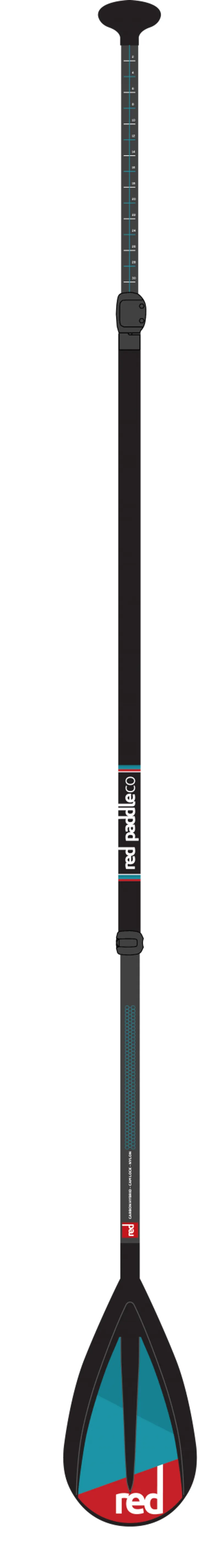 2019 Carbon/Nylon Midi 3pc Camlock SUP Paddle