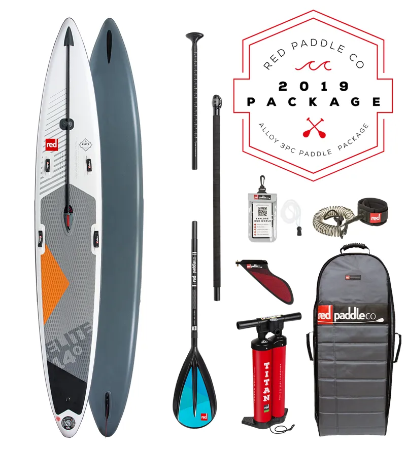 2019 Red Paddle Co Elite 14x25 Race SUP - Package Deal
