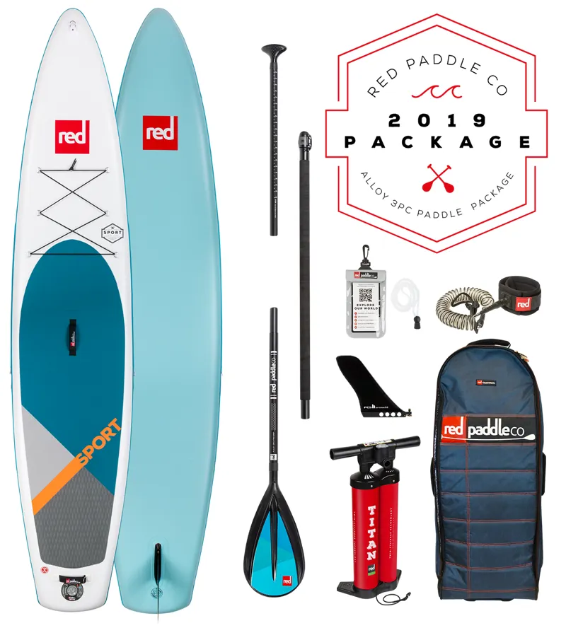 2019 Red Paddle Co Sport 12 6 x 30 SUP - Package Deal
