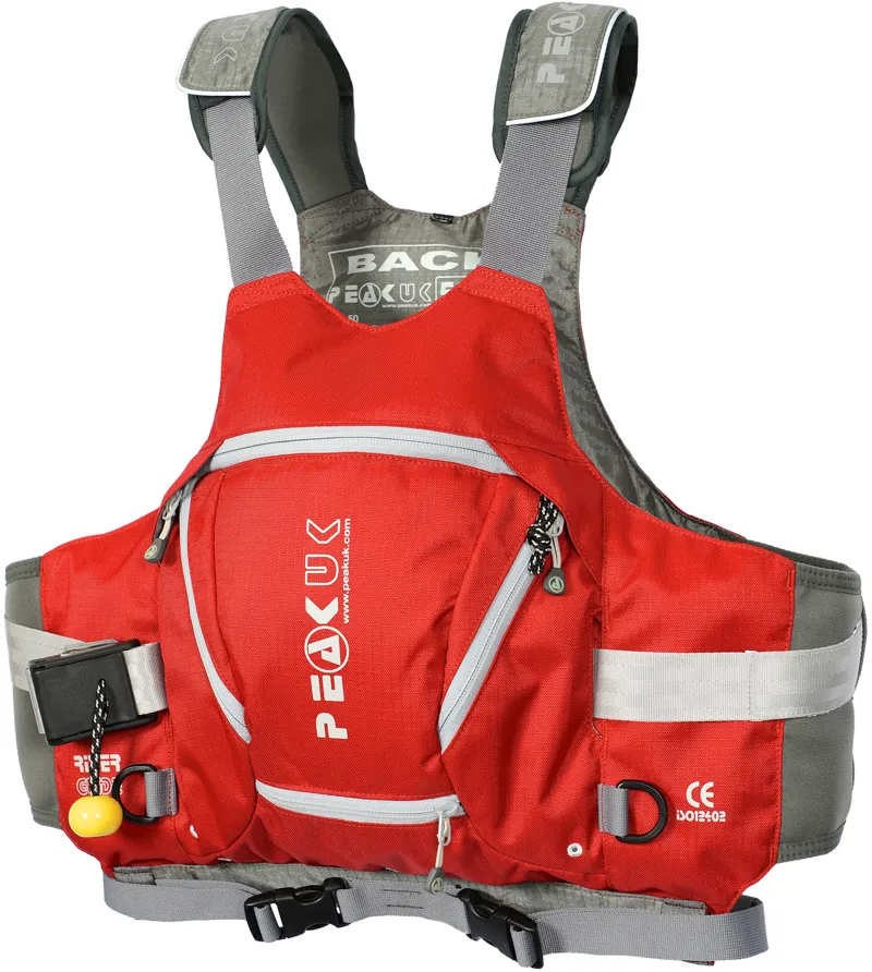 2017 Peak UK River Guide Vest Buoyancy Aid Red or Blue-1