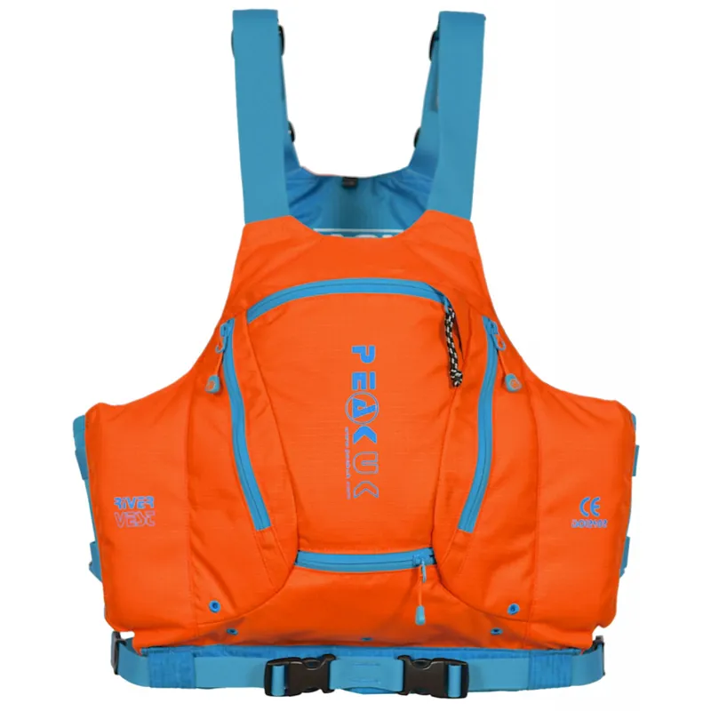 2021 Peak UK River Vest Buoyancy Aid in Black or Orange-2
