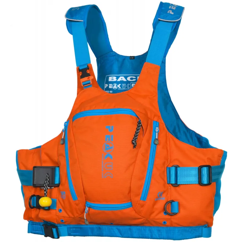 2021 Peak UK River Wrap Buoyancy Aid Mens and Womens sizes in Orange