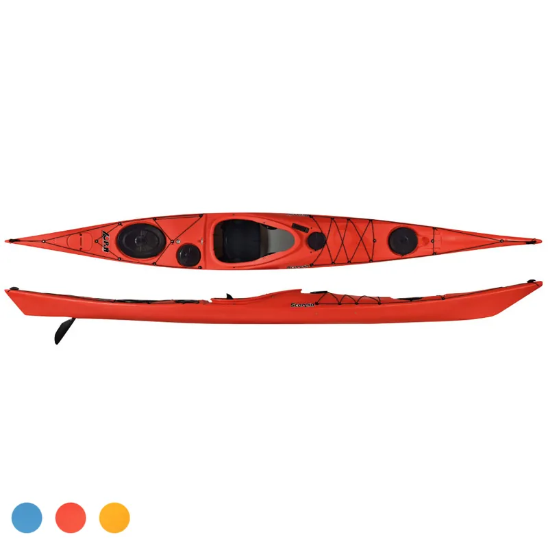 2021 P and H Scorpio Expedition Sea Kayak in CoreLite X with Skudder