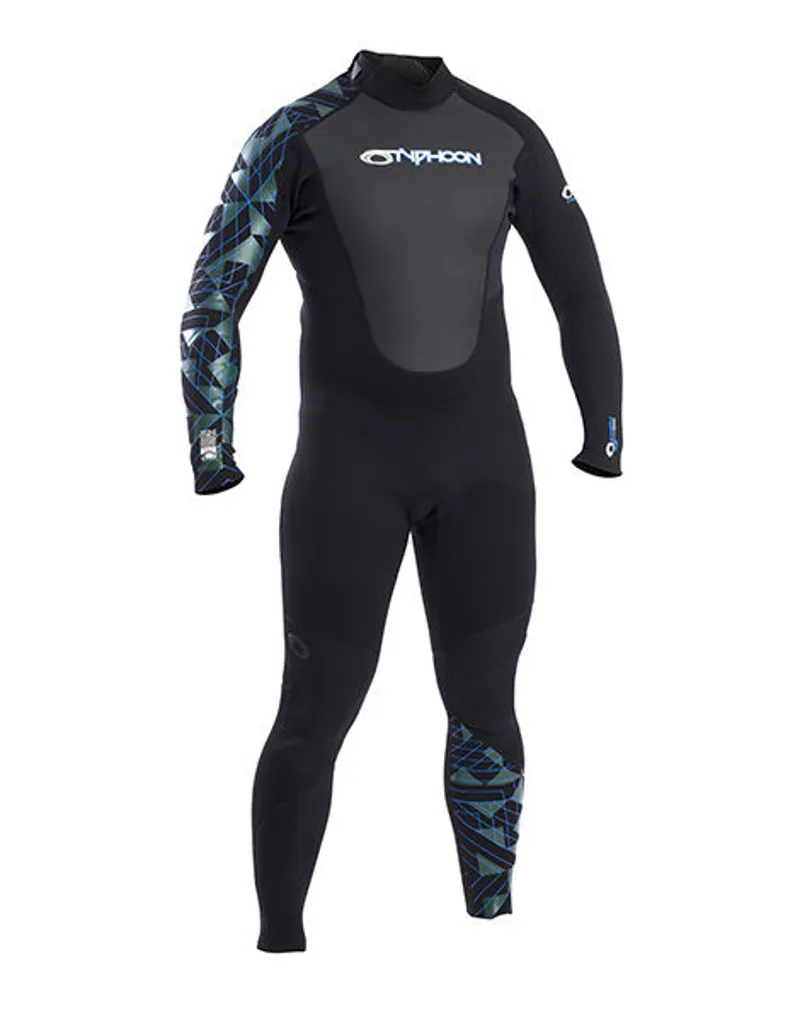 2018 Typhoon Storm 3/2mm Mens Full Wetsuit