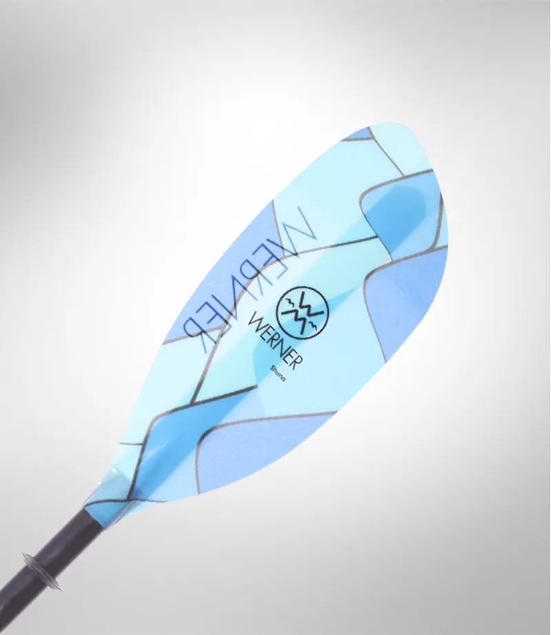 2019 Werner Shuna Glass Blade Carbon Straight Shaft Sea Paddle-6