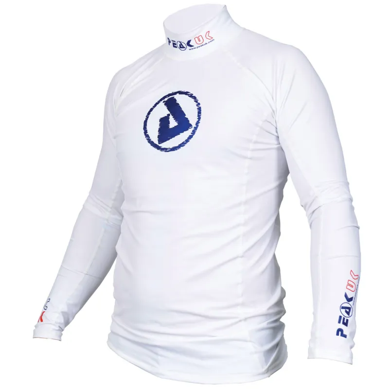 Peak UK Lycra Rashy LS White