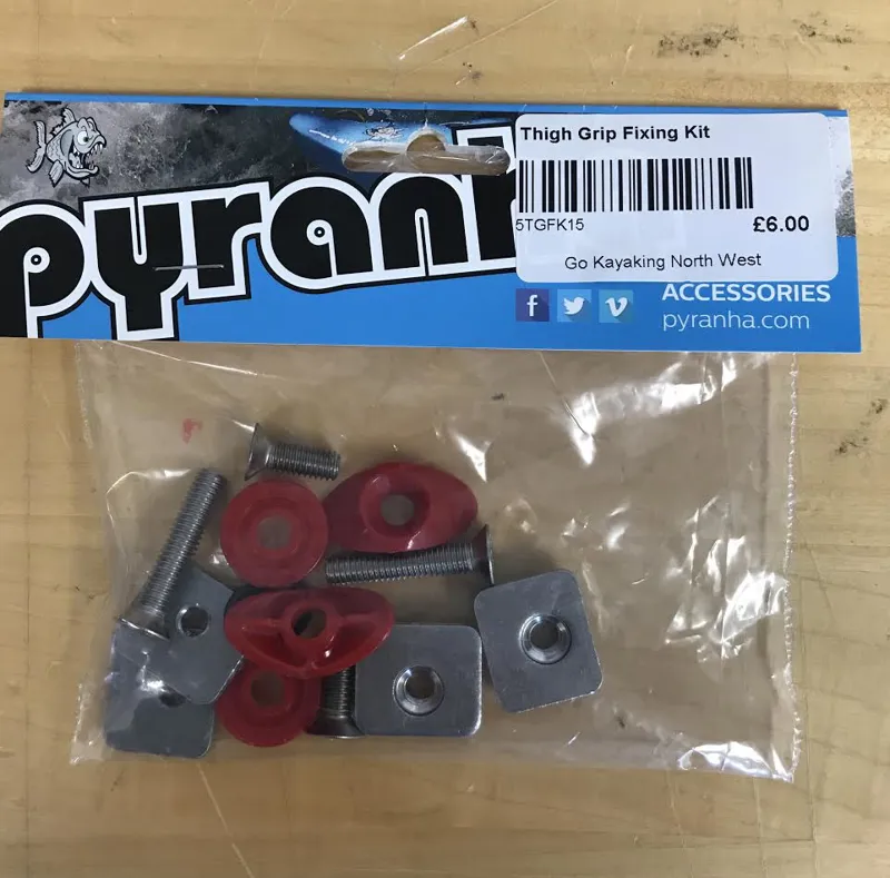 Pyranha Kayaks Thigh Grip Fixing Kit