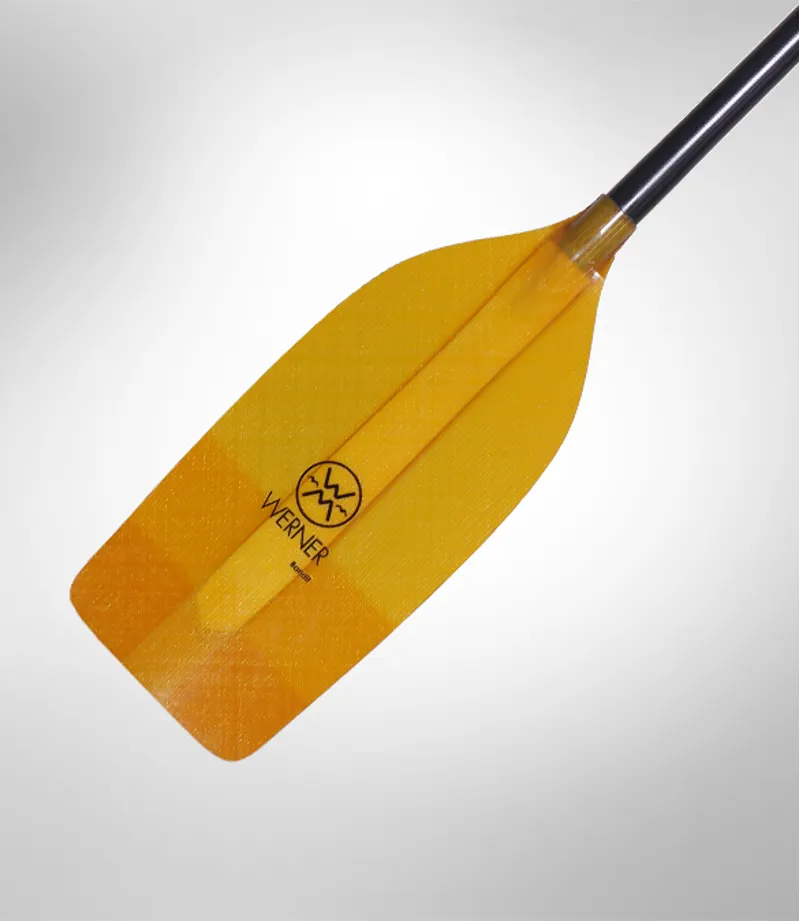 Werner Bandit White Water Canoe Paddle Glass Amber