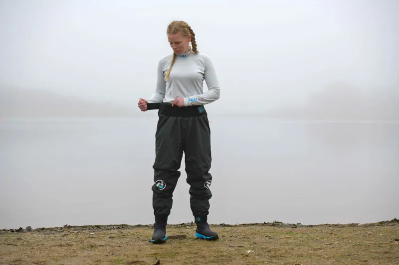 2025 Peak PS Storm Pants X2.5 Paddling Immersion Trousers with Feet Black-3