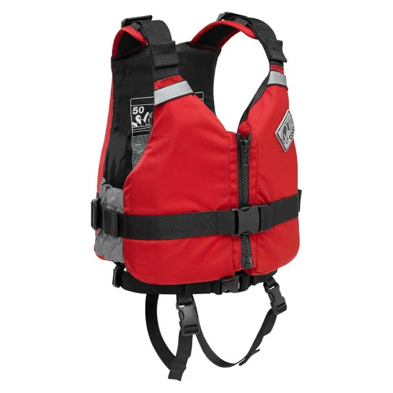 2025 Palm Equipment Heavy Duty Centre Zip Buoyancy Aid Red-5