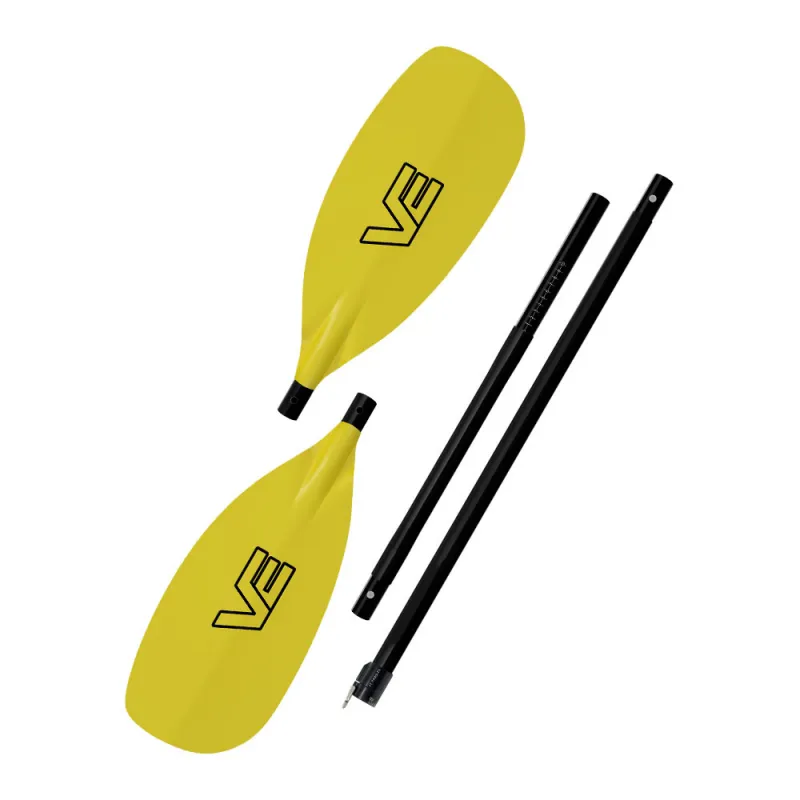2025 VE Paddles 4 Piece Whitewater Kayak Paddle Glass Blade Glass Shaft