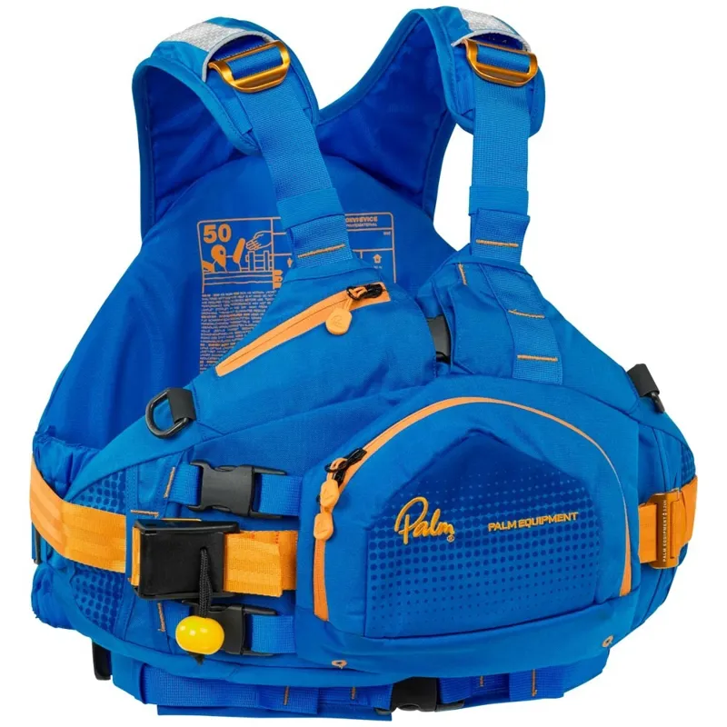 2025 Palm Equipment Extrem Side Entry Buoyancy Aid Ocean Cobalt