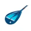 Red Paddle Co Hybrid Tough 3 Piece SUP Paddle with Carbon Shaft Blue