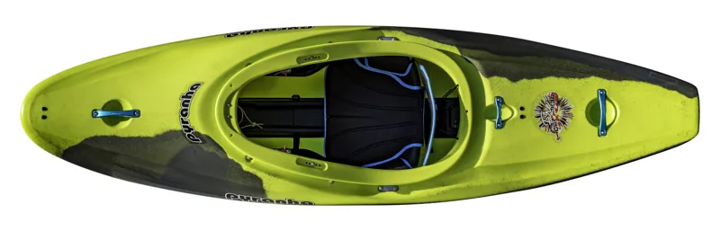2023 Pyranha Firecracker Down River Freeride Kayak in Smoking Gecko-2