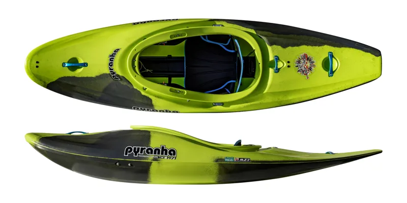 2023 Pyranha Firecracker Down River Freeride Kayak in Smoking Gecko