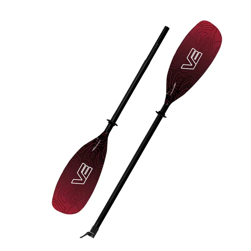 2025 VE Paddles Fara Glass Blade Shaft 2 Piece Sea Kayak Paddle Lava