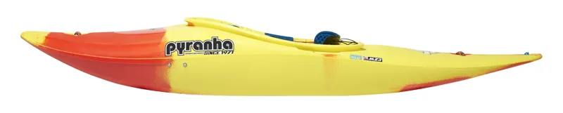2025 Pyranha InaZone River Running Kayak in Lava Blast-1
