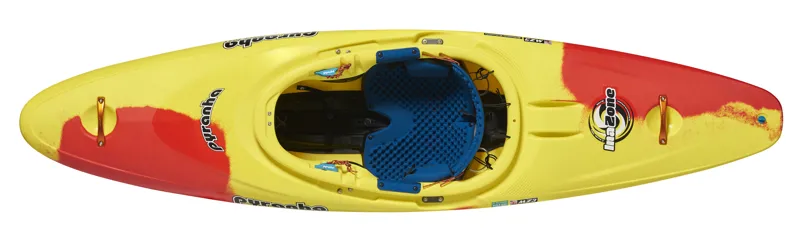 2025 Pyranha InaZone River Running Kayak in Lava Blast
