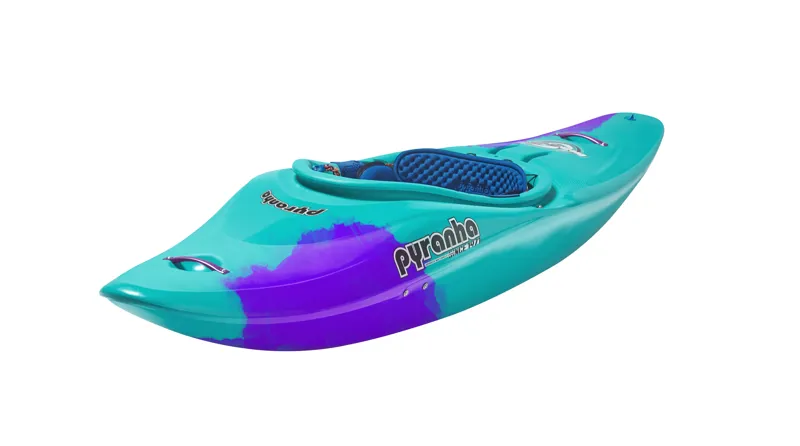 2025 Pyranha InaZone River Running Kayak in Purple Mint-1