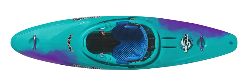 2025 Pyranha InaZone River Running Kayak in Purple Mint-4