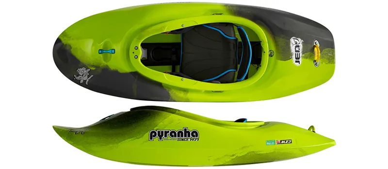 2023 Pyranha Jed Small Freestyle Whitewater Kayak Smoking Gecko
