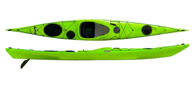 2024 PH Leo CoreLite X Cruising Sea Kayak - Skudder - Lizard Green