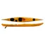 2023 P and H Leo 16ft Cruising Sea Kayak in MZ3 Fuego Orange