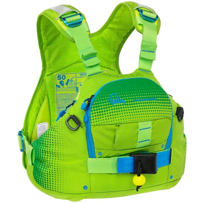 2025 Palm Equipment Nevis Whitewater Delta Fit Buoyancy Aid Lime Mint