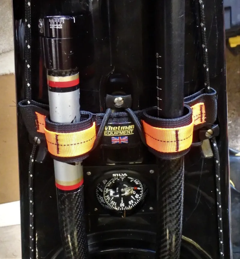 Whetman Equipment Sea Kayak Paddle Cuffs to Secure Spare Paddles-2