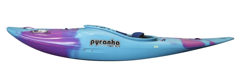 2025 Pyranha Kayaks Ripper 2 Down River Half Slice Cotinga Blue Elite