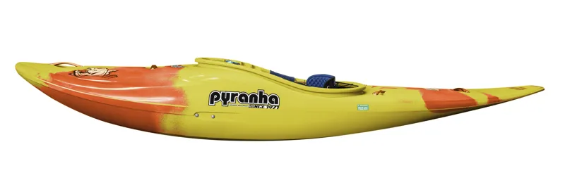 2026 Pyranha Kayaks Ripper 2 Down River Half Slice Lava Blast Elite