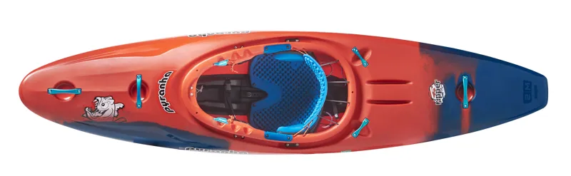 2025 Pyranha Kayaks Ripper 2 Down River Half Slice Rosella Red Elite-2