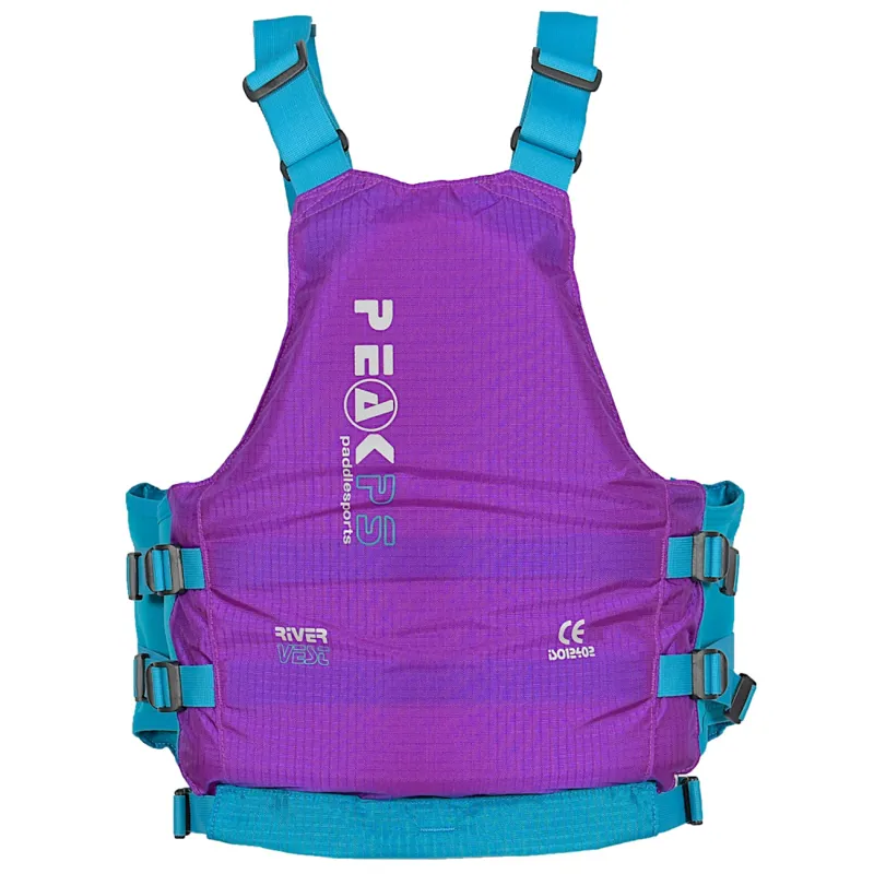 2024 Peak PS River Vest 4 Pockets Versatile Buoyancy Aid Purple-1