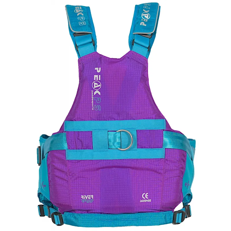2024 Peak PS River Wrap Side Entry Whitewater Buoyancy Aid Purple-1